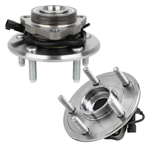 Front Wheel Bearing And Hub Assembly For Ram 1500 2012 2018 And Ram 1500 Classic 2019 2 Piece 5 Lug Hub With ABS Replacement Ready To Install