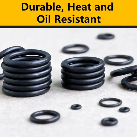 1086 Piece O Ring Assortment Kit With 4 Pick And Hook Tools 32 SAE Buna N Sizes AS568 Compliant Pro Grade Leak Proof Seals