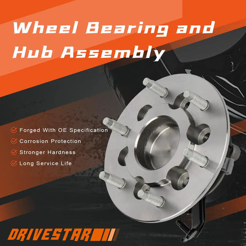 2WD Front Right Wheel Hub And Bearing Assembly For Chevrolet Colorado, GMC Canyon, And Isuzu i280, i290, i370 With ABS And 6 Lug Pattern Premium Aftermarket Replacement Built For Durability And Easy Installation