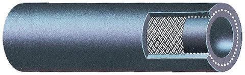 Transmission oil cooler hose, Gates 27057, 3 ft long, 3/8 in ID, braided reinforcement, black outer layer