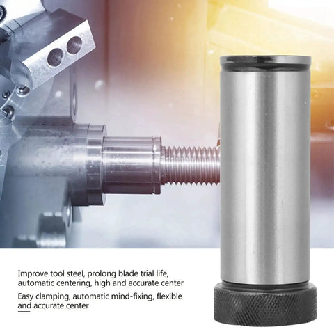 Morse Taper Drill Sleeve Reducing Adapter Tool Holder Bushing for CNC Lathe, shown during use, durable steel 40Cr, self-centering, D32 MT3.