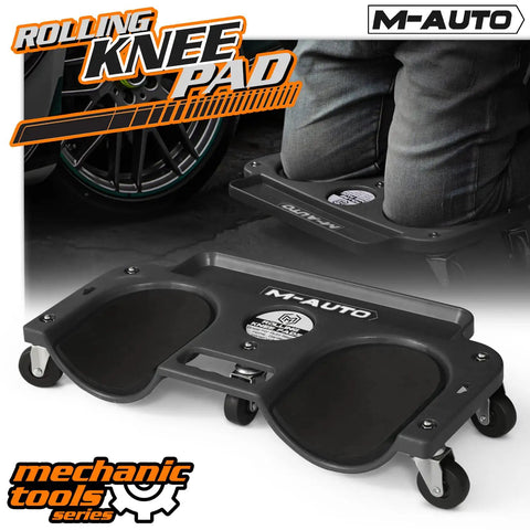 Rolling Knee Creeper With 360 Degree Swivel Castors And Built In Tool Tray For Home Garage Workshop And Auto Repair, durable