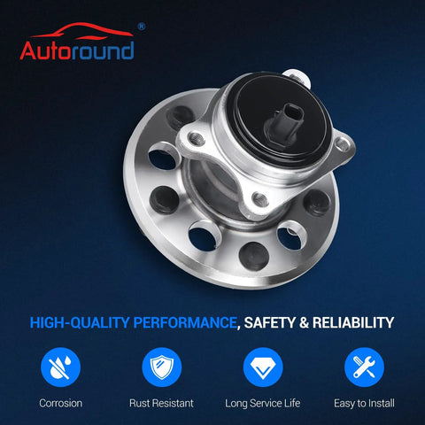 Rear Right Wheel Hub And Bearing Assembly For Toyota Camry 2012-2017 And Avalon 2013-2018, 5-Lug With ABS, Easy-Install