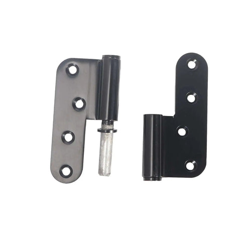 Heavy Duty Lift Off Door Hinges Set 4 Inch By 3 Point 5 Inch H Shaped Detachable Hinges Black 201 Stainless Steel Two Point Eight Millimeter Thick