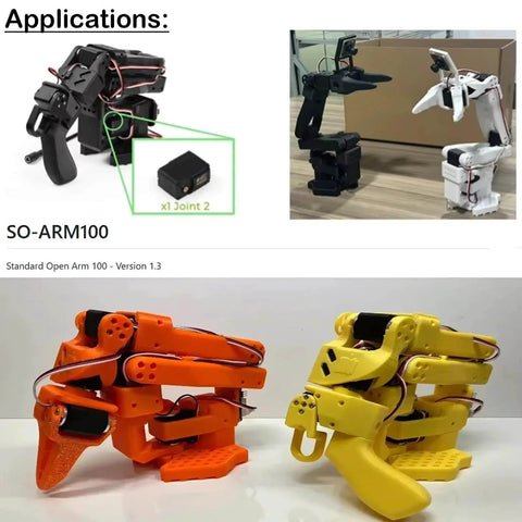 Beefy 30Kg-Cm 12V Servo Motor With Magnetic Encoder And Position Feedback in robotic arm applications