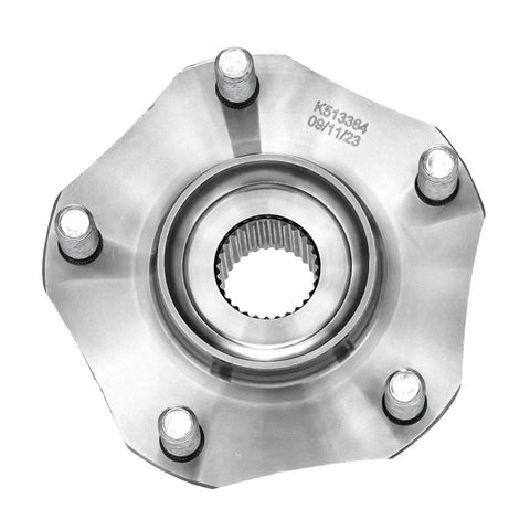 Front Wheel Bearing And Hub Assembly With ABS Direct Fit For Nissan Sentra 2013 Through 2019 Leaf 2013 Through 2017 NV200 2013 Through 2021 City Express 2015 Through 2018 5 Lug Replacement Kit, top view