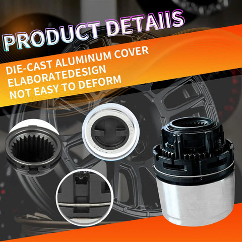 4X4 Manual Wheel Locking Hub Replacement Kit For 1998-2003 Ford Ranger, 1995-2001 Ford Explorer, And 1998-2009 Mazda B-Series Pickup