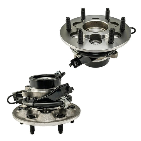 Pair Front Wheel Bearing And Hub Assembly With ABS For Chevy Colorado 2004 To 2008 RWD GMC Canyon 2004 To 2008 RWD visible