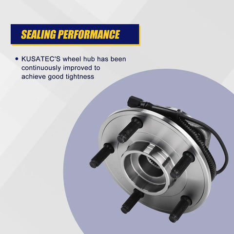 Front Wheel Bearing And Hub Assembly 513272 Direct Fit For Jeep Wrangler 2007 2008 2009 2010 Front Position With 5 Lug And ABS Replacement