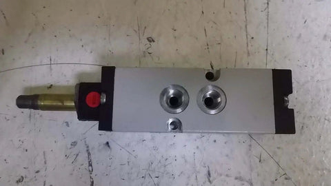 Electro Pneumatic Five Way Valve With One Eighth Inch Ports Solenoid Actuated Spring Return Industrial Grade Air Control Valve