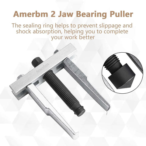 Two Jaw Bearing Puller Remover 30 To 90 Millimeter Adjustable Gear And Bearing Extractor featuring #45 carbon steel
