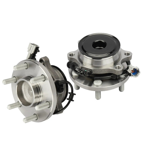 Front Wheel Bearing And Hub Assembly 515064 RWD With ABS Drop In Fits Nissan Frontier 2005 2018 6 Lug Bolts Replacement