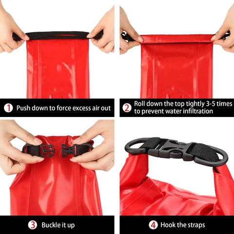 Step-by-step guide for Waterproof Roll Top First Aid Kit For Boats And Outdoor Adventures Ideal For Fishing Kayaking Boating Swimming Camping Rafting And Beach Outings Red By Well Strong.