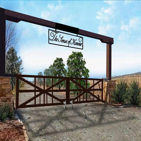 Entrance gate with Spring Loaded Gate Casters 4 Inch Heavy Duty Gate Caster Wheels With Hardware, supports large gates