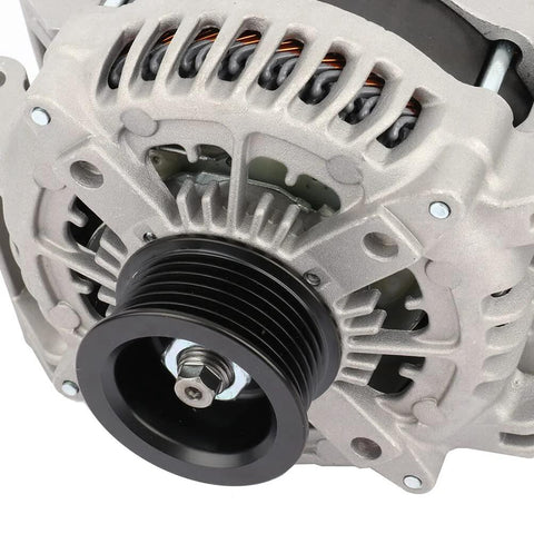 Close-up of High Output 220Amp 12V Alternator Replacement For Dodge Charger Challenger And Chrysler 300 V8 2011 Through 2018