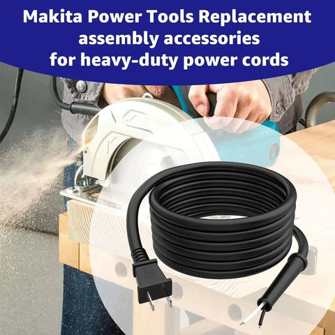 Heavy Duty Replacement Power Cord 664463-0 2X14X8 SJ for Circular Saws, Polishers and Sanders Universal Fit