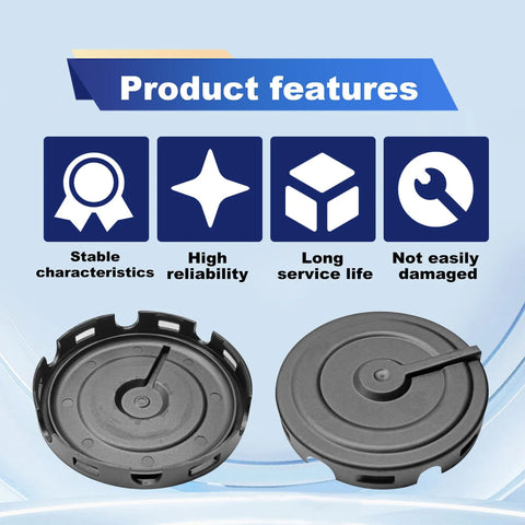 Pleoos PCV valve diaphragm cover repair kit; two gray circular diaphragms for VW/Audi vehicles.