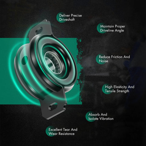 Driveshaft Center Support Bearing Fits Nissan 720 D21 Pathfinder Frontier 1986 Through 2004 Model Years Premium Replacement