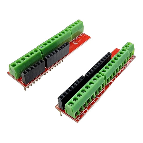 Screw Terminal Block Shield For Easy Solder Free Wire Up On Arduino Uno R3 And R4 Boards, Perfect Fit For Quick Prototyping, Stable Connections
