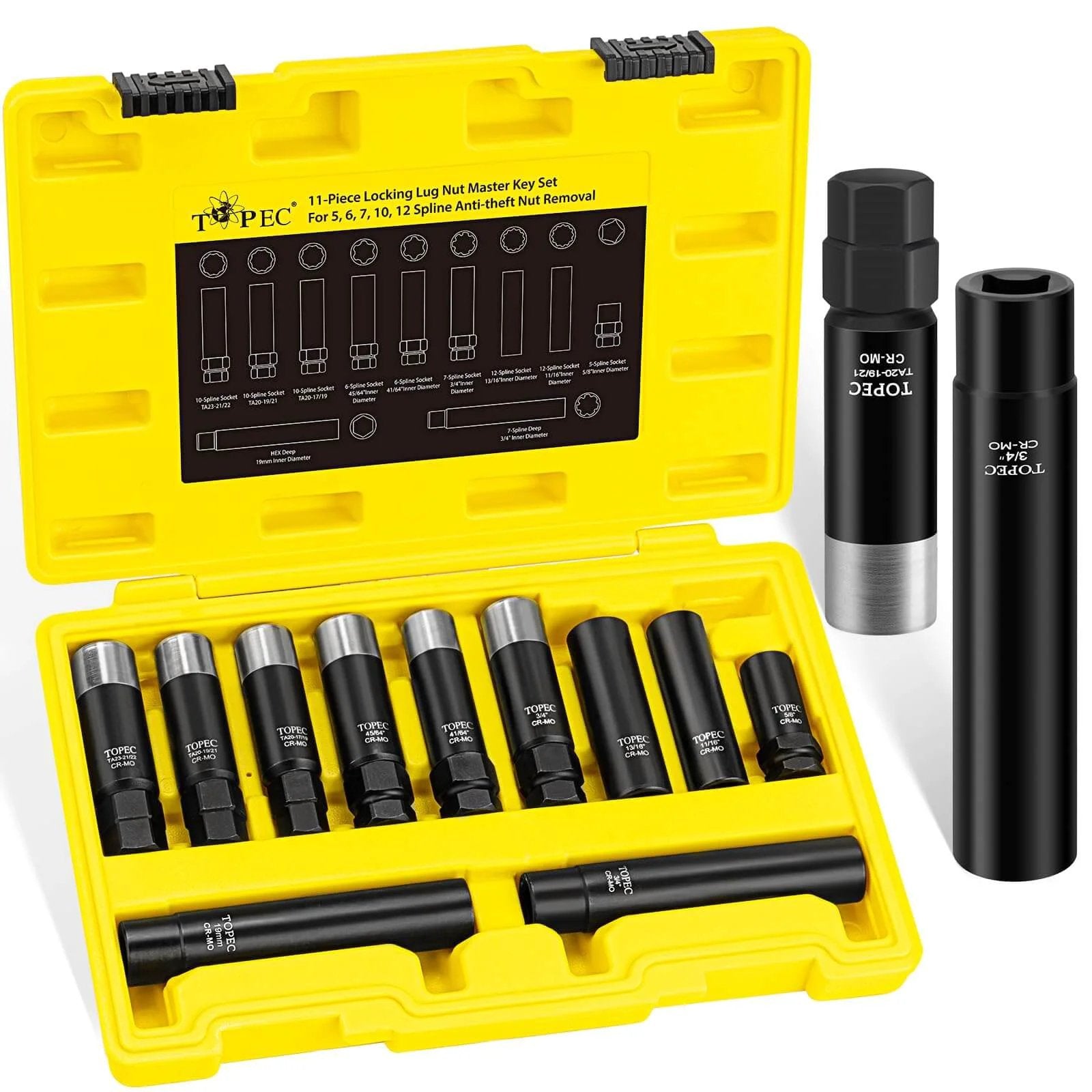 lugn ut key set - 11 Piece Universal Wheel Lock Remove...