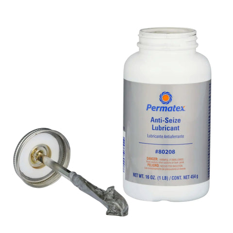 Anti Seize Lubricant With Brush Top Bottle, 16 Oz, Silver, High Temperature Aluminum Copper Graphite Blend For No Fuss Easy Assembly And Disassembly Of Metal Parts, Prevents Galling, Corrosion, And Moisture.