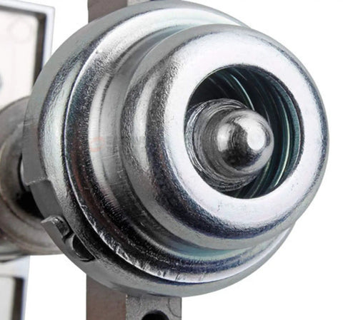 Close-up of Universal T Handle Vending Machine Lock With Keys, Heavy Duty Zinc Plated Hardware, Easy To Install