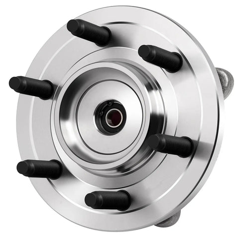 Front view of Front Wheel Hub And Bearing Assembly 515119 For Ford F150 2009 2010 And Lincoln Navigator 2003 2006 Six Lug With ABS