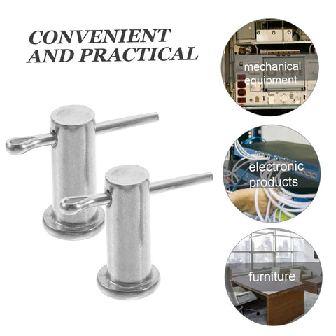 Stainless Steel Alignment Pins Set With Flat Cylindrical Design For Machinery Furniture And Electronics Easy To Install Through Precise Hole Positioning Durable Rust Resistant Headpins For Stable Positioning In Tools And Projects with examples of usage in mechanical equipment, electronic products, and furniture.