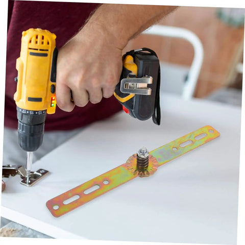 Beefy Heavy Duty Adjustable Angle Hinge For Sofa Bed And Cupboard Doors With Automatic Reset Function being installed