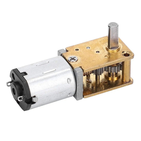 Compact Mini Reducer Motor With Metal Gear And Micro Worm Gear Reducer High Precision DC Gear Motor For Robotics Cameras Smart Locks