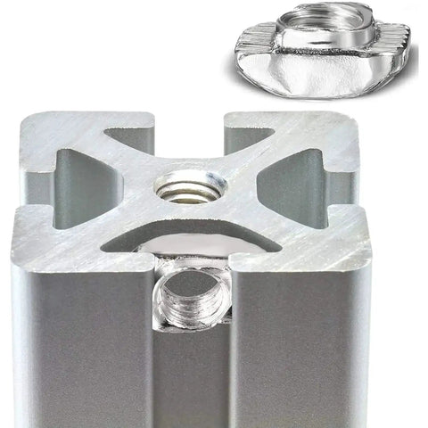 4040 Series M5 T Nuts Hammer Head T Slot Nut Fasteners Nickel Plated Carbon Steel Nuts in aluminum profile
