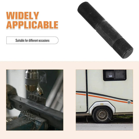 Heavy Duty Hydraulic Punch Driver Kit With Pull Rod Lock Cap for metal sheet hole punching, shown with drill and vehicle.