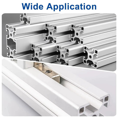 Ten Pack Extruded End Cap Nylon 40x80mm T Slot Aluminum Profile 4080 European Standard End Cap Extrusion Plug For Trolley Fish Tank Rack Storage Rack Black