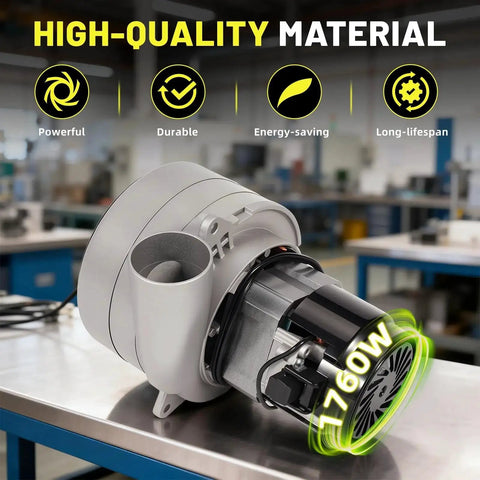 Replacement 240V Vacuum Motor for AirVac AstroVac Beam and CanaVac Central Vacuum Systems in workshop