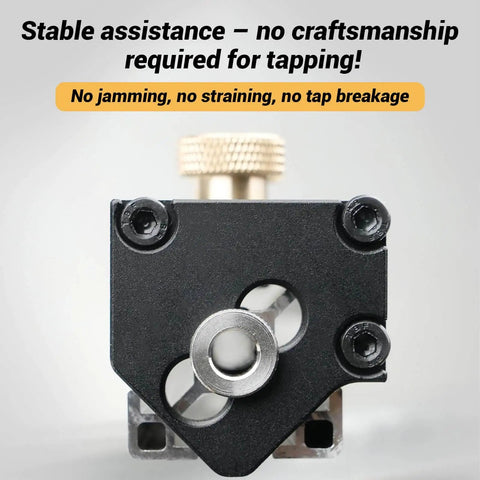 Portable Drill Guide for Straight Holes Compatible with Aluminum Extrusion 20 Series 30 Series 40 Series Compact Angle Drill Jig