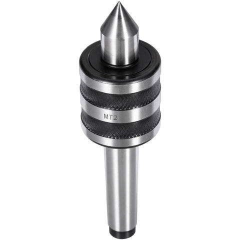 MT2 Live Center For Lathe And CNC Milling, Precision Rotary Live Center with 2MT Shank, 60 Degree Point, 5000 RPM, 600 LB Max Load