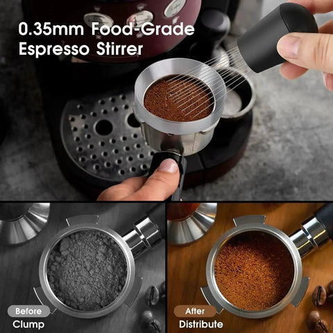 54mm Espresso Accessories Kit With Spring Loaded Calibrated Tamper WDT Tool And Dosing Funnel For Breville 54mm Espresso Machines And Portafilters Legit Barista Upgrade For A Clean Consistent Home Brew
