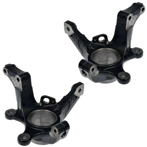 Front Loaded Knuckles Kit For Ford Escape Mercury Mariner And Mazda Tribute showing two steering knuckles.