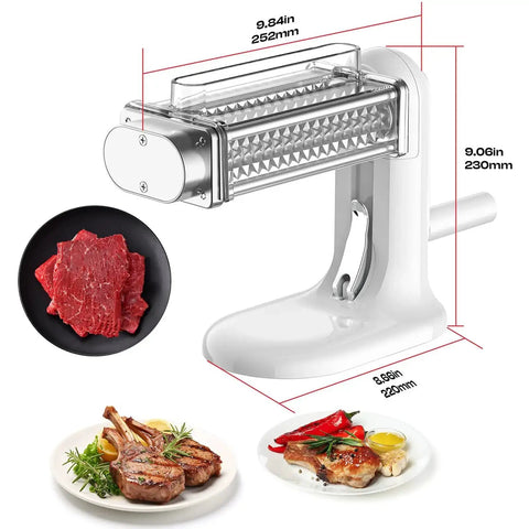 Must-Have Manual Meat Tenderizer Tool With Stainless Steel Gear, Durable Rolling Tenderizer For Beef And Pork, Kitchen Gadget
