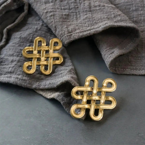 Chinese Knot Cabinet Pull Handle With Single Hole Design For Wardrobes Cabinets And Dressers Easy Install Furniture Hardware