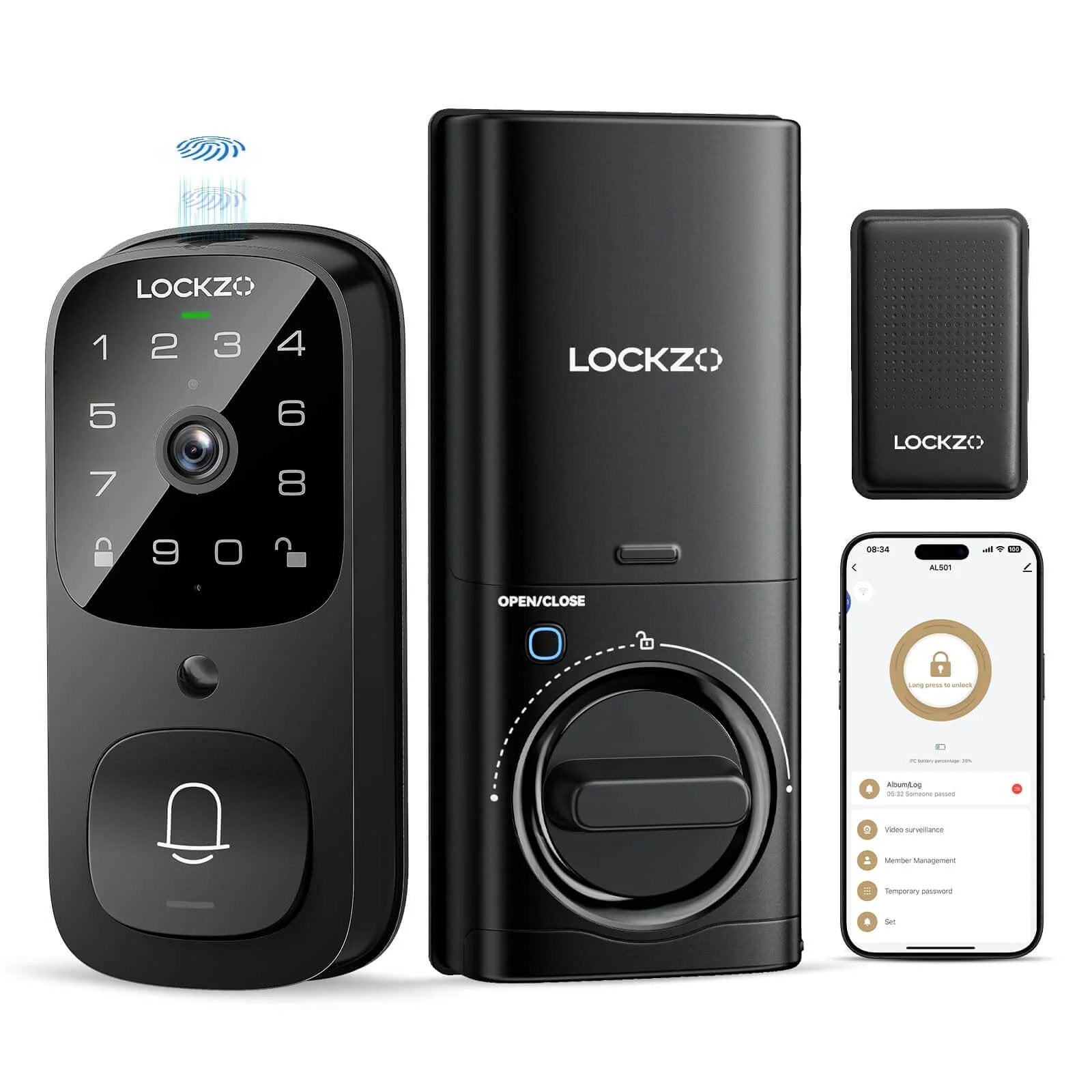 smart door lock with camera - Keyless Entry System 🍁