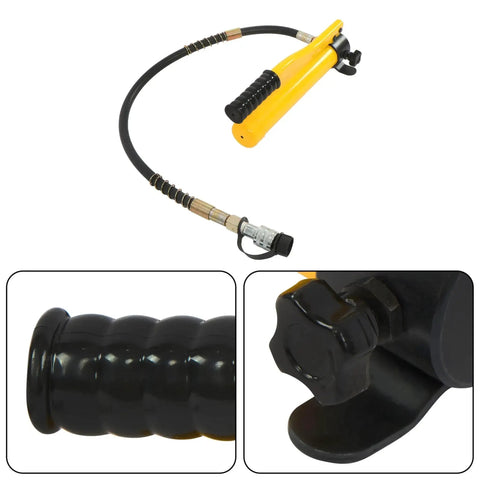 15 Ton Hydraulic Knockout Punch Kit Half Inch To 4 Inch Heavy Duty Punch Driver hose and details