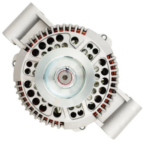 Top view of New Heavy-Duty 95Amp 12V Alternator With 6-Groove CW Pulley For Ford Ranger F-150 Escort Explorer Mazda 1996-2005