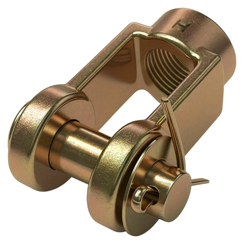 Beefy Heavy Duty Slack Adjuster Clevis Pin Kit, Four Pack With One Half Inch Pin Push Rod Clevis And Five Eighth Inch Female Thread Clevis Yoke