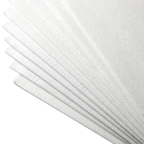 Kiln paper ceramic fiber sheets, white, 11x12 in, 0.12 in thick, pack of 10.