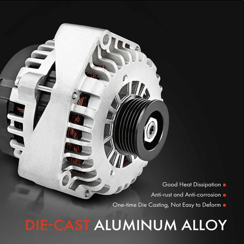 Alternator For Toyota Camry And Solara 1997 To 2001 2.2L 80A 12V CW 5 Groove Pulley Replacement High Output Auto Part