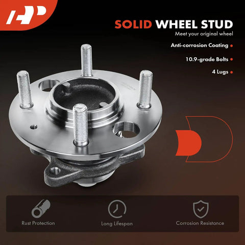 Beefy Rear Wheel Bearing And Hub Assembly 4 Lug Not For ABS Models Fits Hyundai Sonata 1999 2005 Kia Magentis 2001 2006 Optima 2001 2006