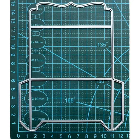 Must Have Envelope Die Set For Scrapbooking And Card Making With Layer Frame Net Metal Cutting Dies on measuring grid