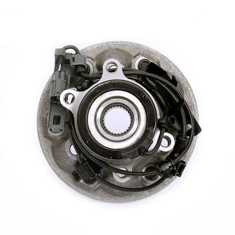 Front Right Wheel Bearing Hub Assembly For 4WD Only Fits 2004 To 2008 Chevy Colorado And 2004 To 2008 GMC Canyon As Well As 2006 Isuzu I350 And 2007 To 2008 Isuzu I370 With 6 Lug And ABS Ready To Roll - top view
