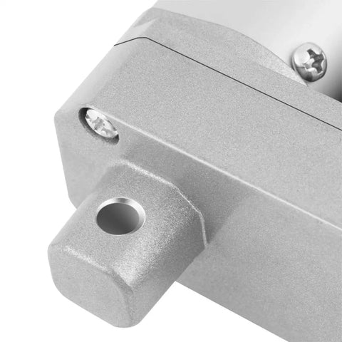 Close-up of Heavy Duty 750N 24V Linear Actuator with Built In Stroke Switch 300mm Stroke Quiet Permanent Magnet DC Motor for industrial use
